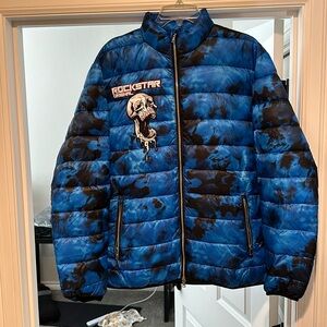 Rockstar puffer zip up